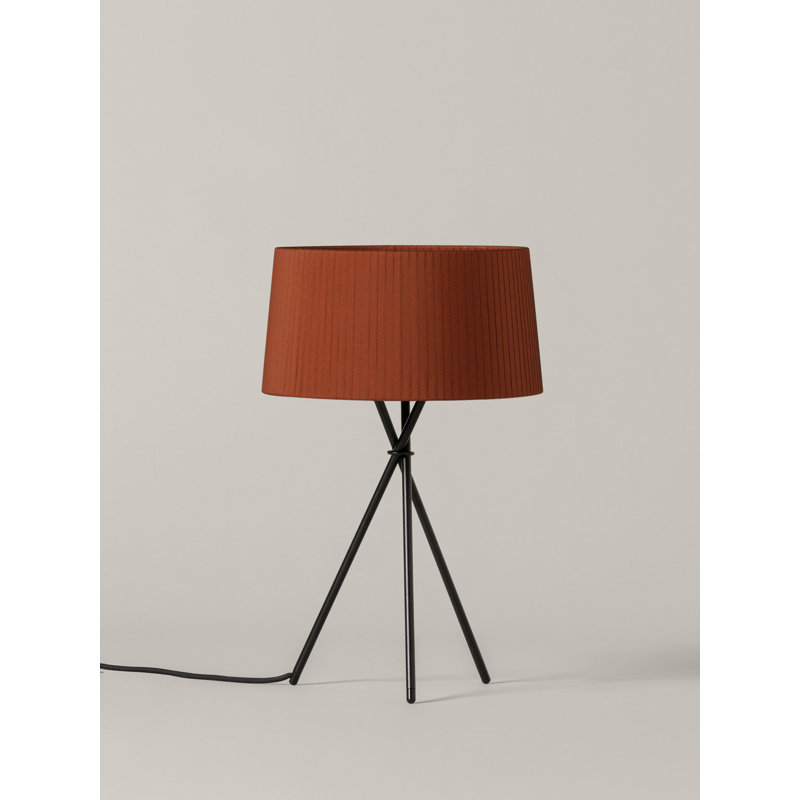 Metal Tripod Lamp, Terracota