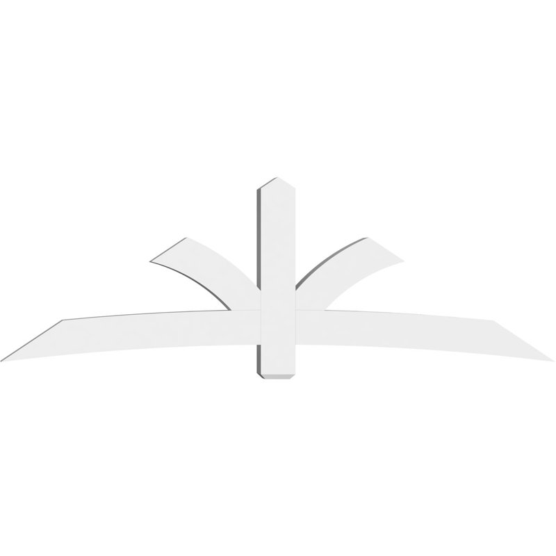 Support pour pignon Davenport, H 32 po x l 96 po (pas: 8/12), P 6 po x F 6 po, PVC