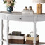 Console demi-lune en bois massif avec tiroir et tablette-1361520914-1361520924-1361520926