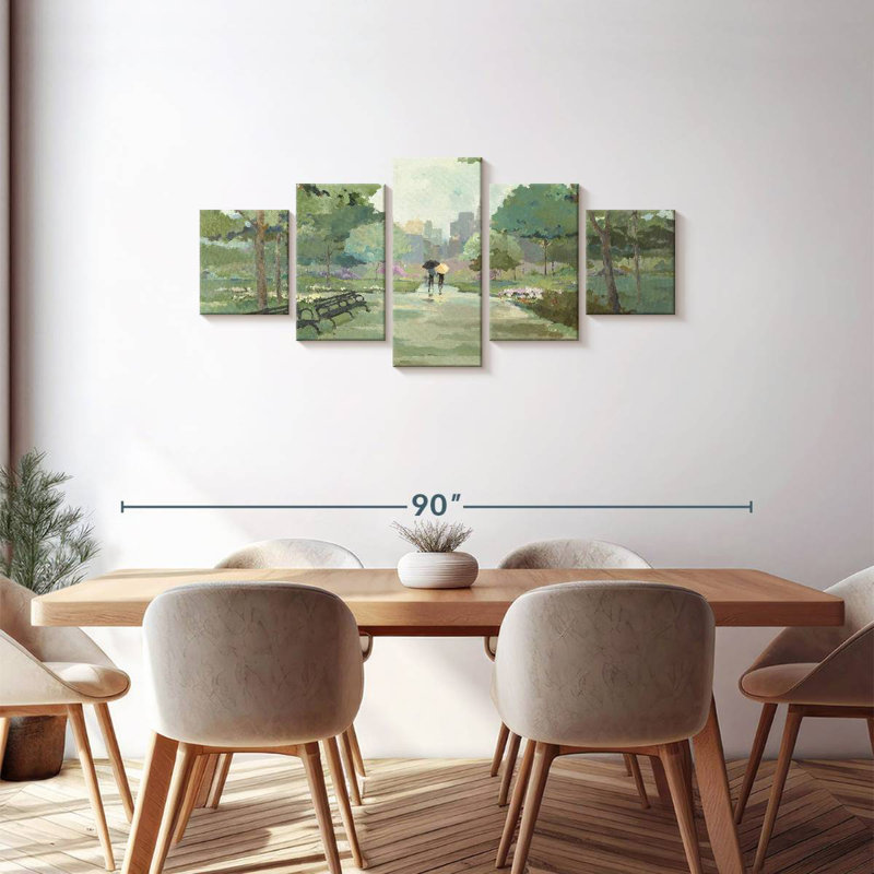 Springtime Walk, 30" H x 68" W