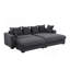 Canapé modulaire rembourré 4 pièces Duke-679234570