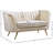 Margo 65" Velvet Flared Arm Loveseat-576222364