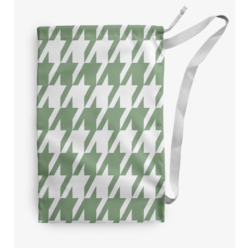 Fabric Laundry Bag with Handles, Medium (36" H x 28" W), Green