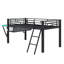 Lit mezzanine avec bureau Gaming, DEL
