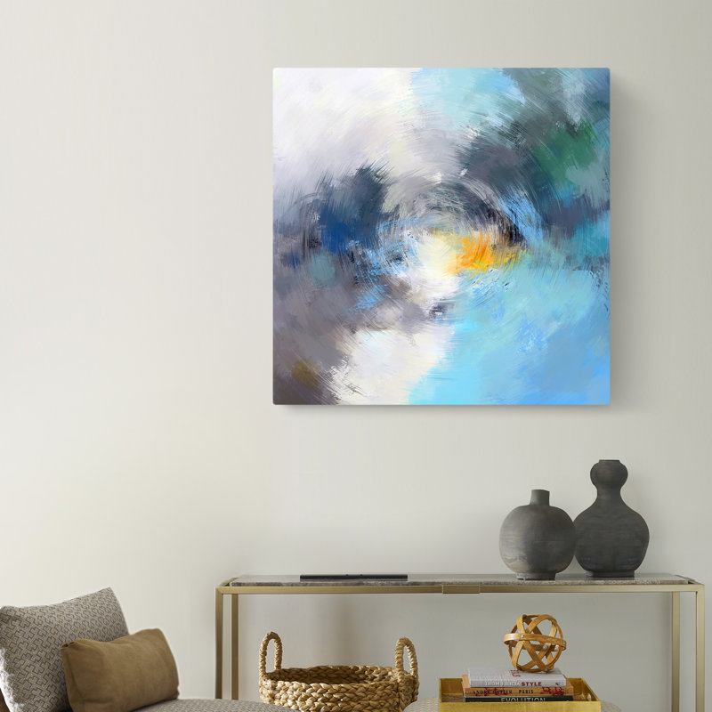 Heaven's Light - peinture sur toile tendue, H 8 po x l 8 po
