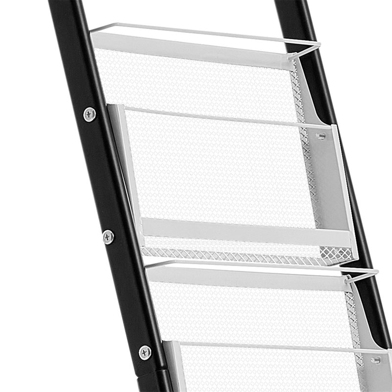 Présentoir à brochures, H 4,33 po x l 29,57 po x P 18,7 po, Noir blanc