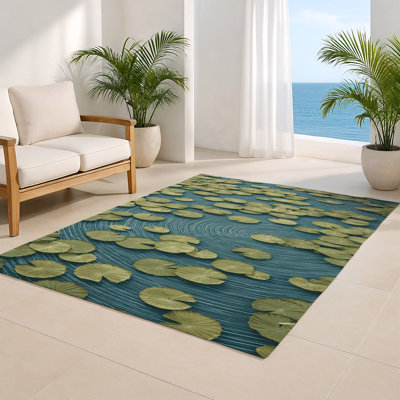 Tapis d'intérieur et d'extérieur brun Nature