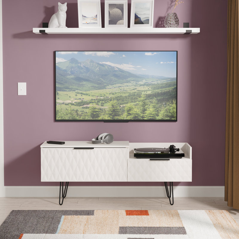 Bethanne 2 Drawer Coffee TV Unit, Brown