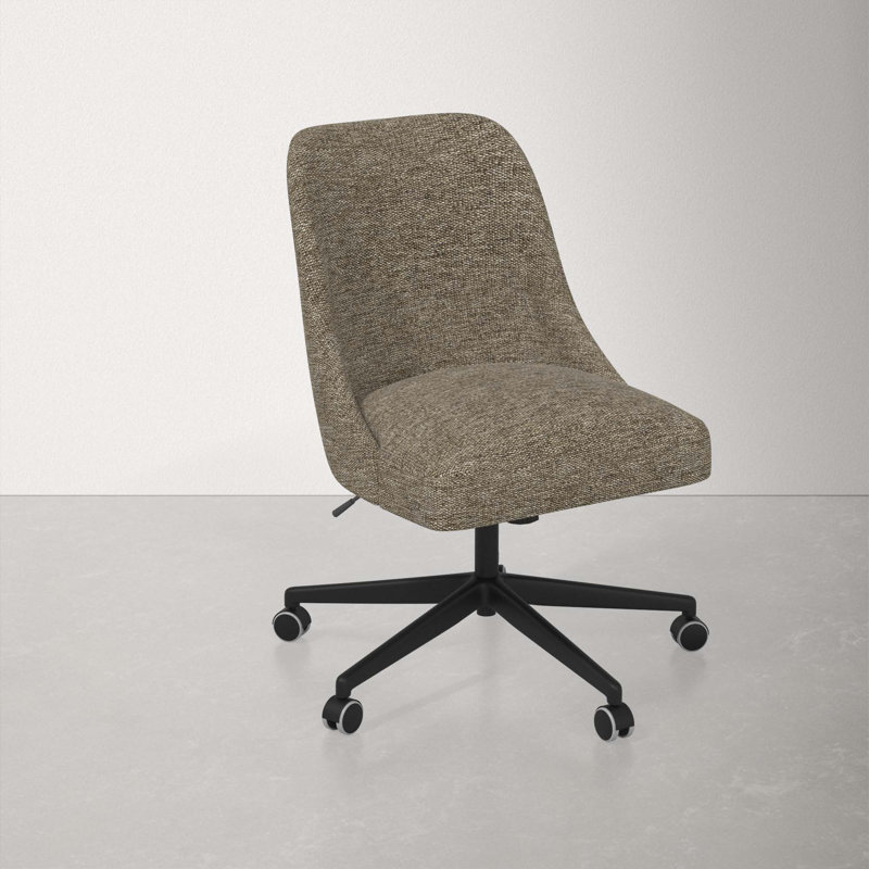 Acosta Height Adjustable Swivel Task Chair, Milsap Granite Sustain® Tweed