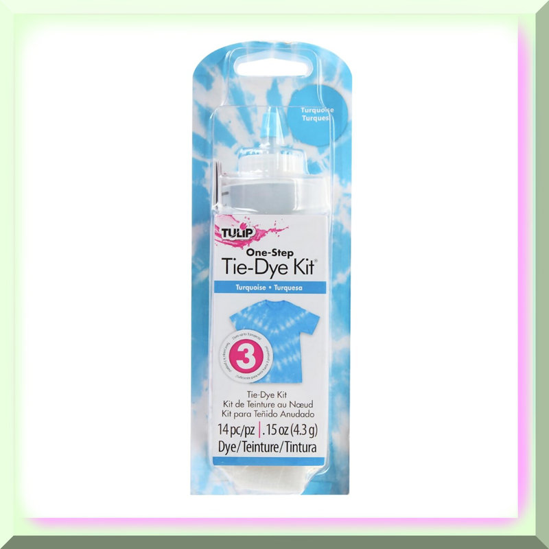 Turquoise Tie-Dye Kit for Fabric Dyeing
