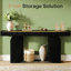 Table basse pratique, console durable, table de couloir minimaliste