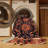 Machine Washable Persian Brown Area Rug-1818855997