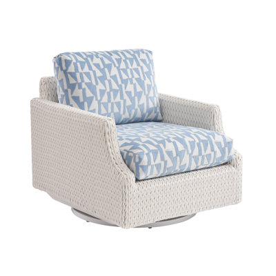 Ocean Breeze Promenade Outdoor Swivel Armchair