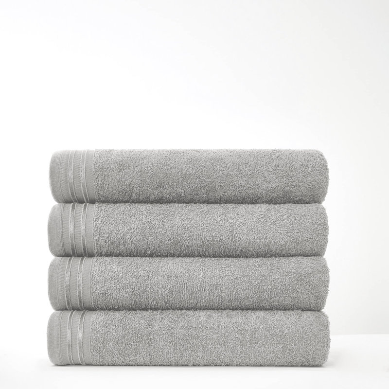 Jacie Bath Towel, Silver