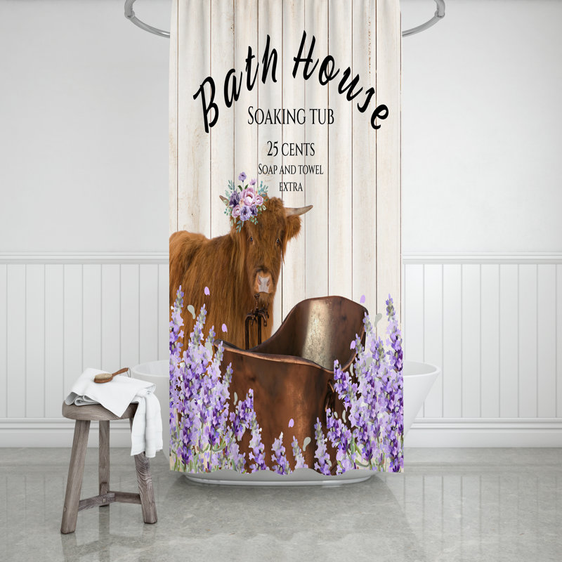 Annaliisa Shower Curtain, 93" H x 70" W