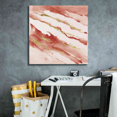  «Drift V2 Red» par Mike Schick, estampe numérique sur toile, 26 po x 26 po
