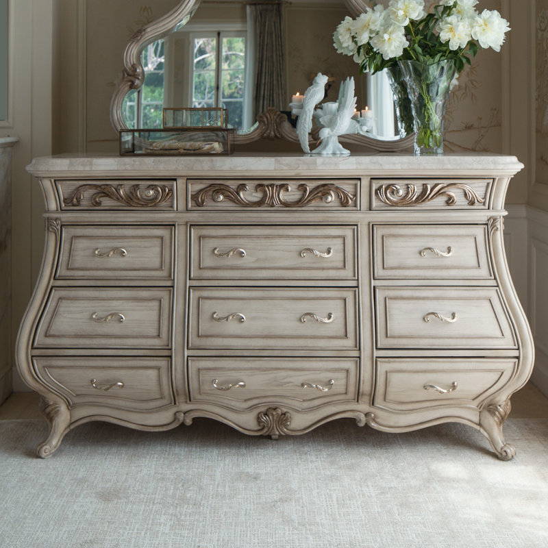 12 - Drawer Dresser, Champagne