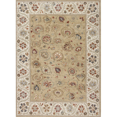 Suzani Hand Knotted Wool Area Rug