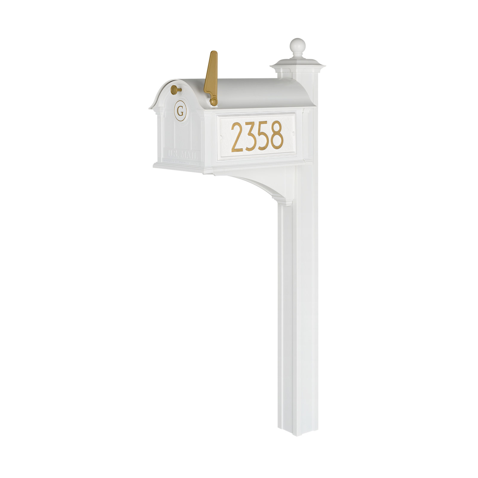 Balmoral Mailbox, White, Yes