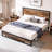 12 Inch Platform Bed Frame With Headboard And Footboard, Mattress Foundation-1972767536