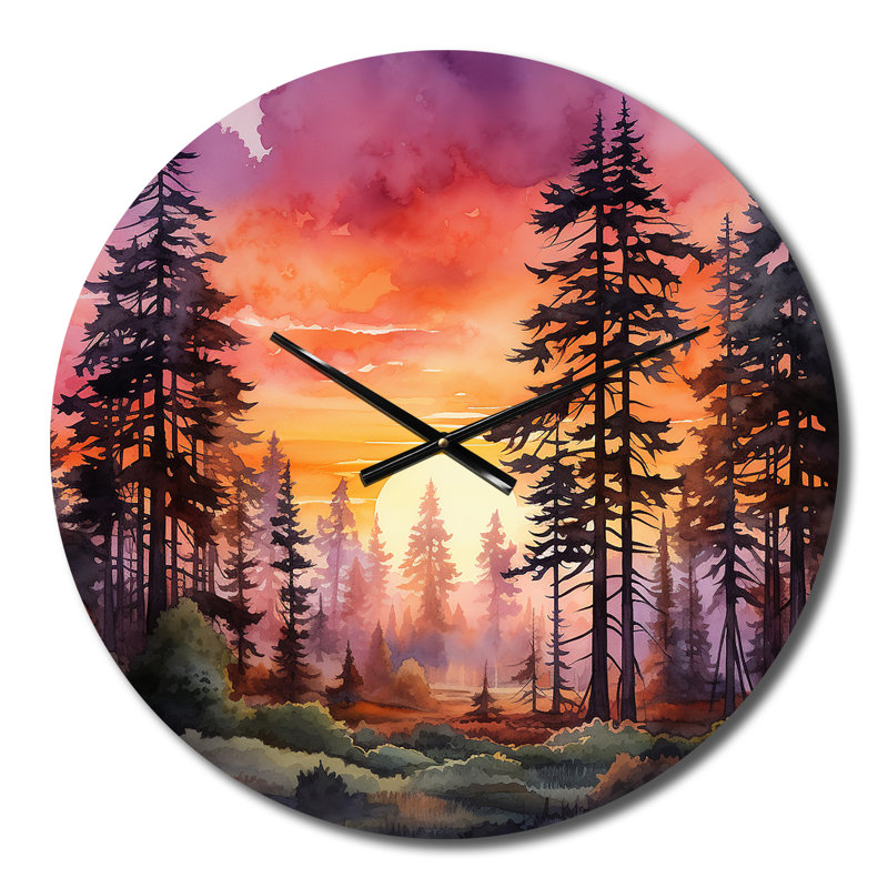 Horloge murale Chantil - Paysages, Petit