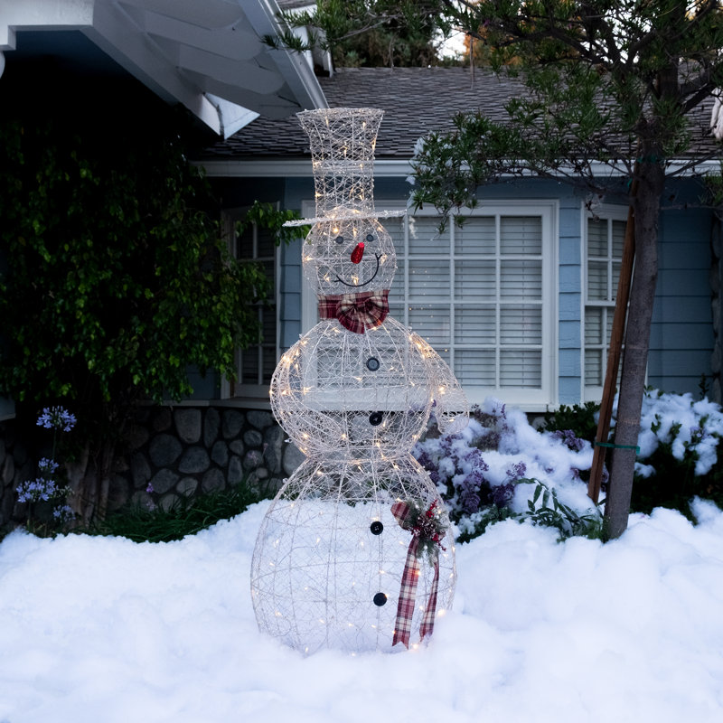 Christmas Decoration, 71'' H X 18'' W X 28'' D, Snowman