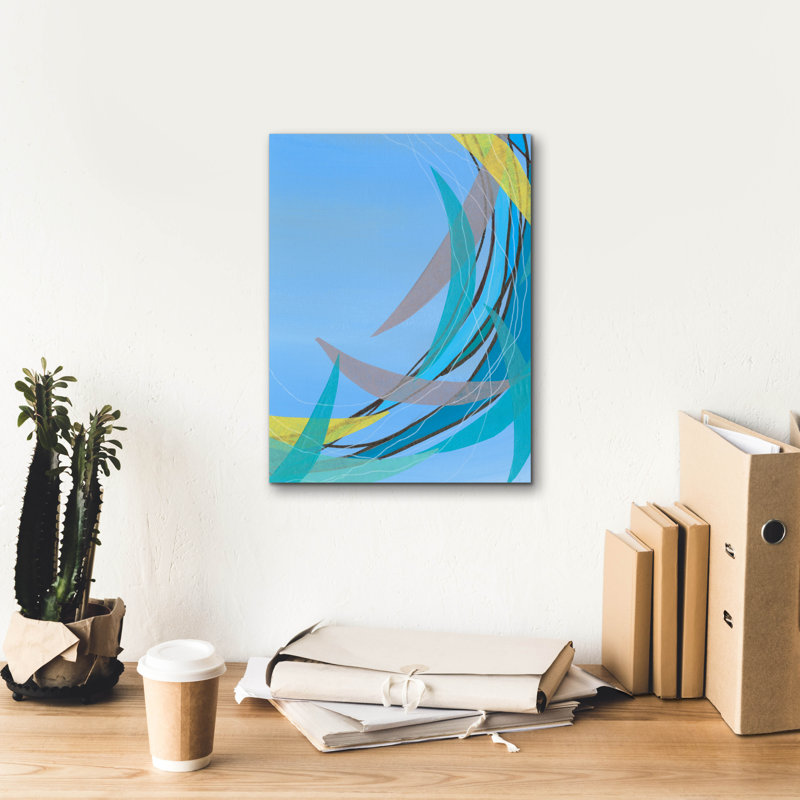«Circulation Flow II» par Regina Moore, H 16 po x l 12 po x P 0,75 po