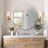 Modern Frameless Round Bathroom Mirror 36 Inch, Beveled Edge Circle Vanity Mirror for Wall Decor, Elegant Bathroom, Living Room & Entryway-1528426066