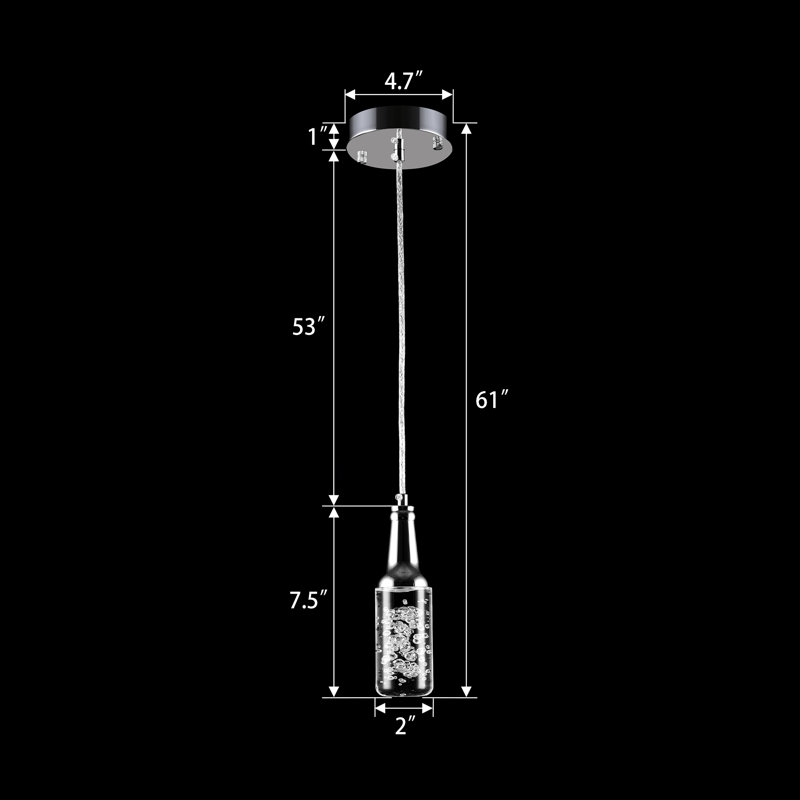 Chimdindu 1 - Light LED Single Pendant