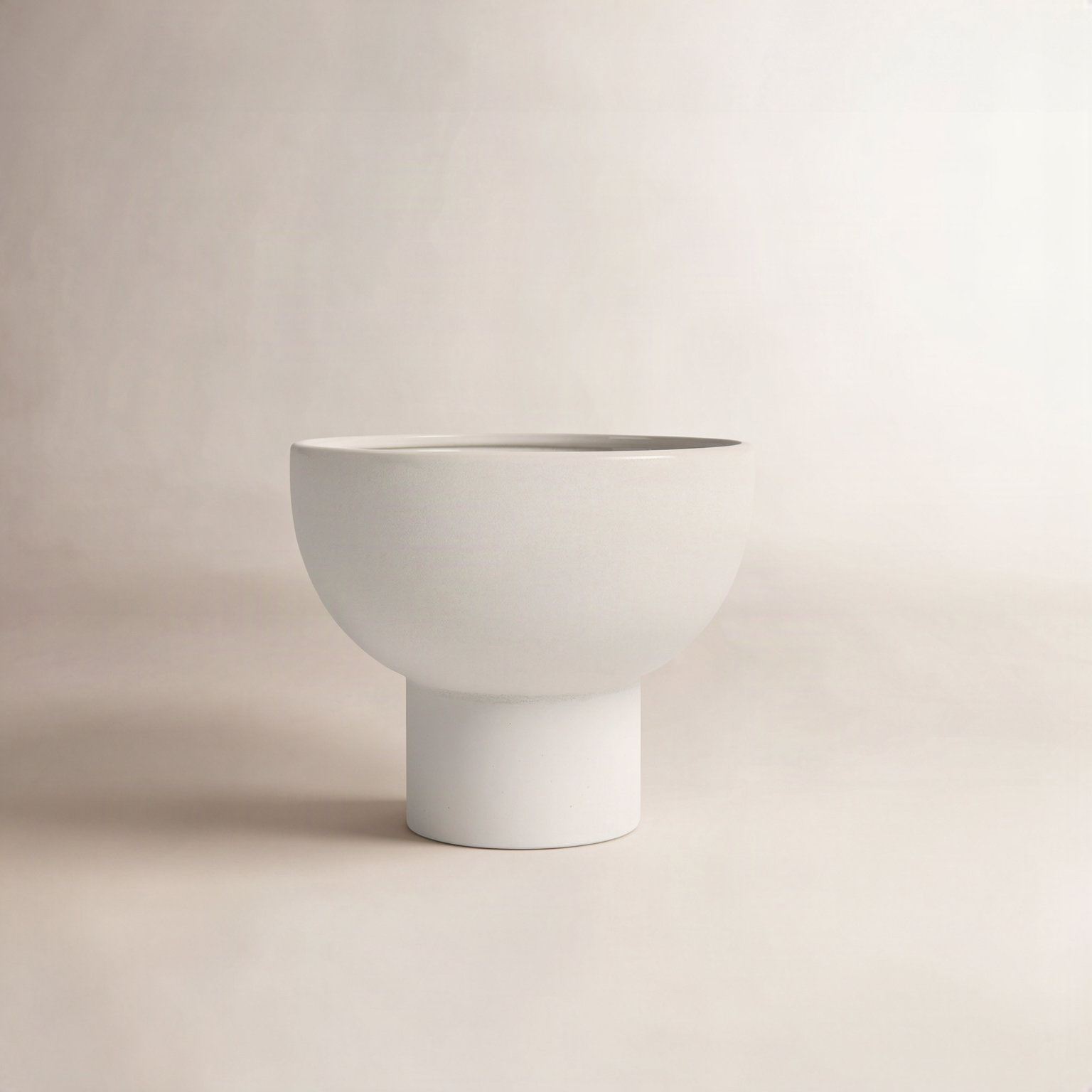 Abie Handmade Ceramic Table Vase, 5.25" H x 7.25" W x 7.25" D