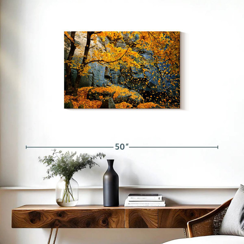 Harnek Falling Leaves, H 20 po x l 30 po