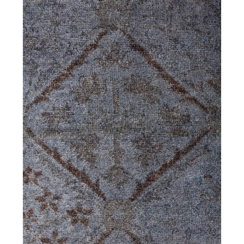 Overdyed One-of-a-Kind 2' 6" X 11' 10" Hand Knotted Area Rug