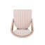 Chaises d'extérieur en polyuréthane et aluminium pour l'extérieur, ensemble de 2