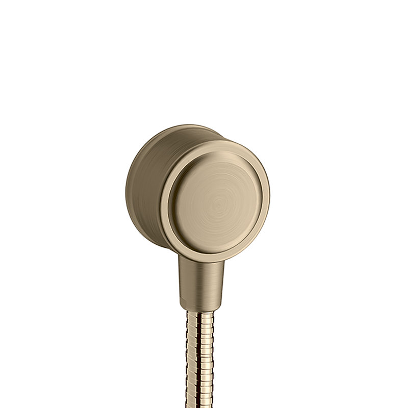 Montreux Wall Outlet with Check Valves, Brushed Nickel
