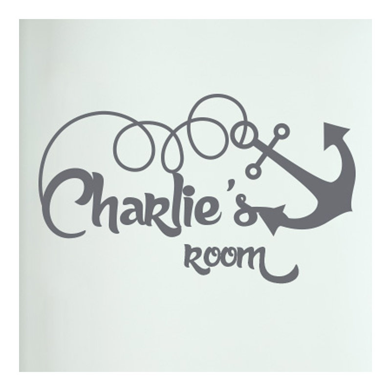 Nautical & Beach Wall Decal, Grey