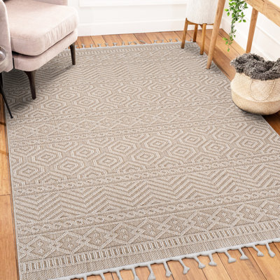 Tapis tissé et géométrique 4X6 - à la mode pour n'importe où, teint, sans perte de poils, pour animaux de compagnie, diverses options, facile d'entretien, style de tapis de maison, différentes tailles de couleurs, à nettoyer,