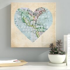 To Travel Graphic Art on Wrapped Canvas