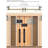 Brisa 72'' Aluminum Screen Doors-326323339-326323348