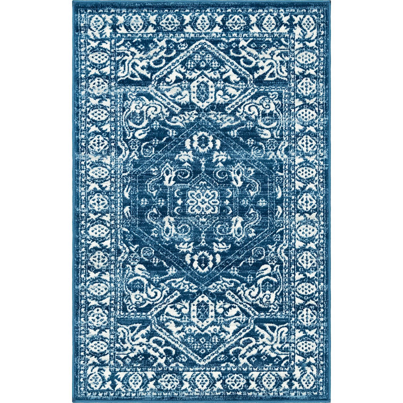 Oriental Indoor Rug, Rectangle 3'3" x 5'3"