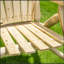 Chaise 2 places Adirondack en bois, banc de patio avec table, fauteuil d'extérieur avec causeuse pour porche, cour, terrasse, naturel-644970620