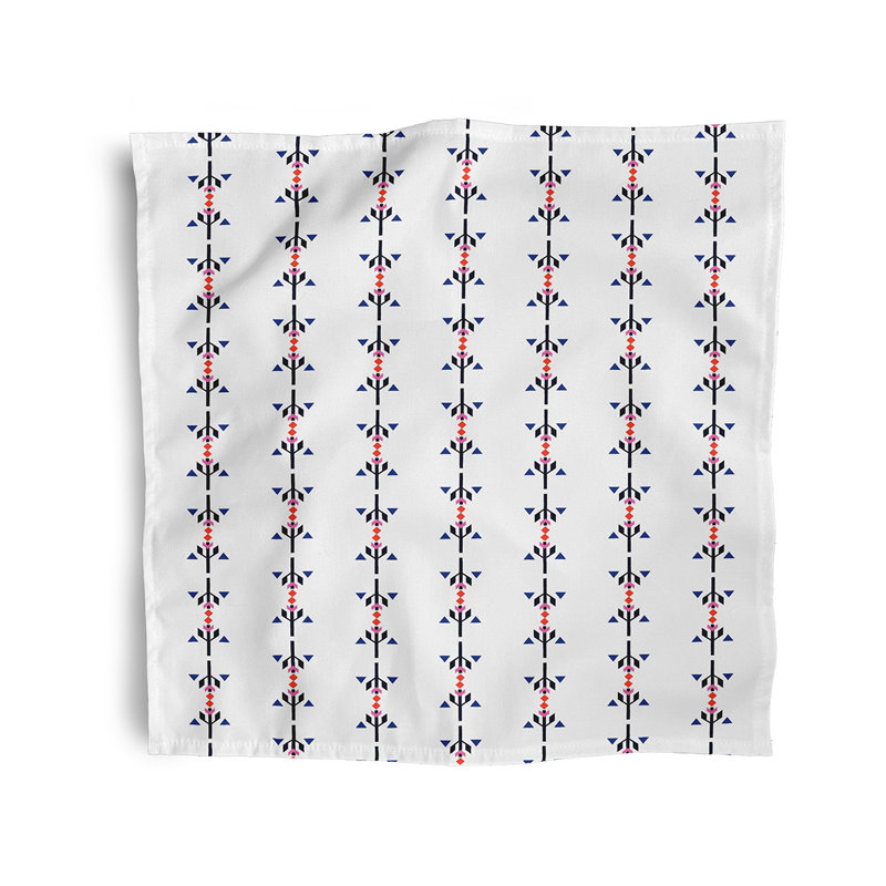 Charish Jodhpur Stripe Napkins, Red