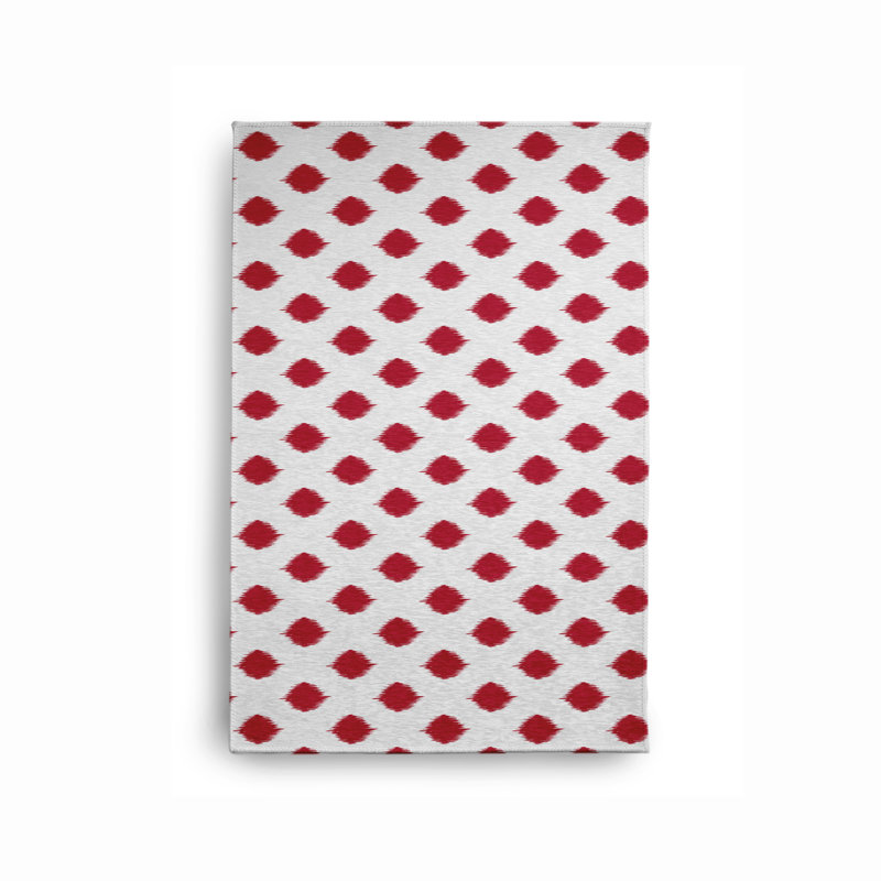 Josephina Chenille Polka Dots Indoor Rug, Rectangle 2' x 3'