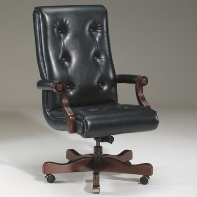 Triune Business Furniture Genuine Leather Executive Chair