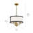 3 - Light Dimmable Drum Chandelier-70048074