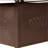 Emmylou Square Aluminum Propane Smokeless Fire Pit Table with Hidden Fuel Tank-132192364