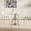 Chaises de salle à manger transparentes avec pieds en métal pour la cuisine et la salle à manger-1131295745-1131295806