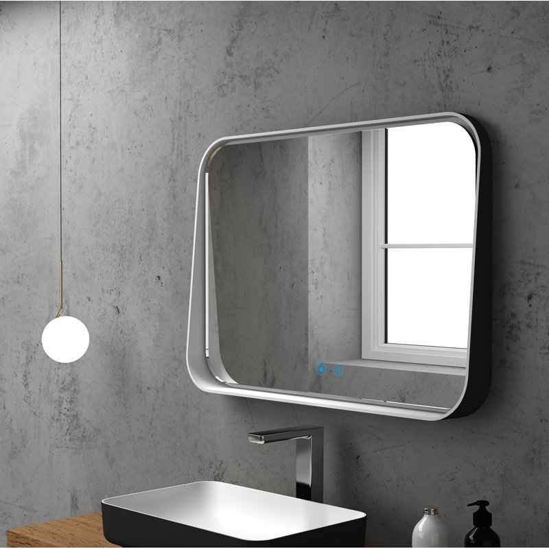 Miroir de salle de bain Nautilus, Black