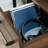 Side Table/Night Stand, Brown Finish