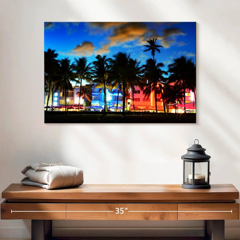 Ravi Ocean Drive Florida, 8" H x 12" W