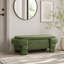 Chenille Upholstered Bench-975729895